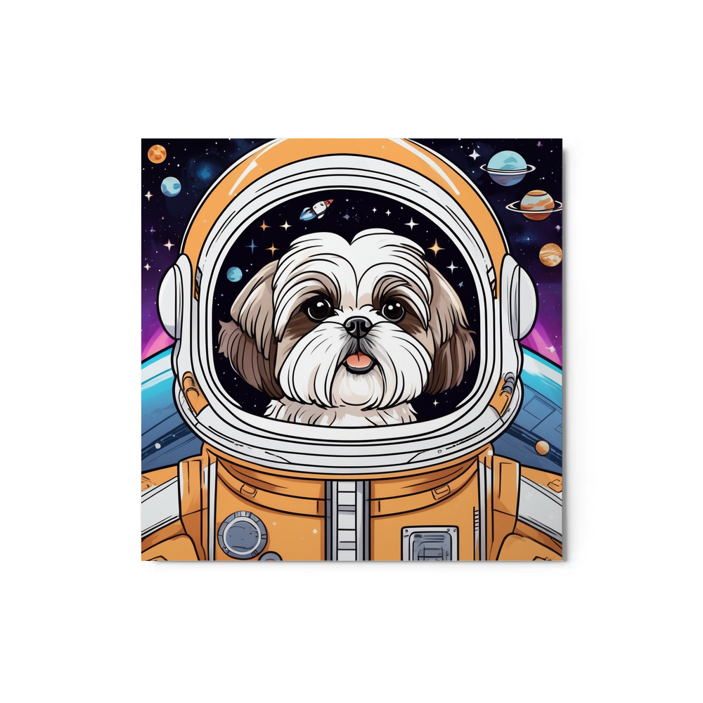 PugMug Custom Shih Tzu Metal Print