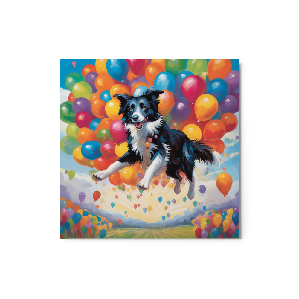 PugMug Custom Border Collie Metal Print