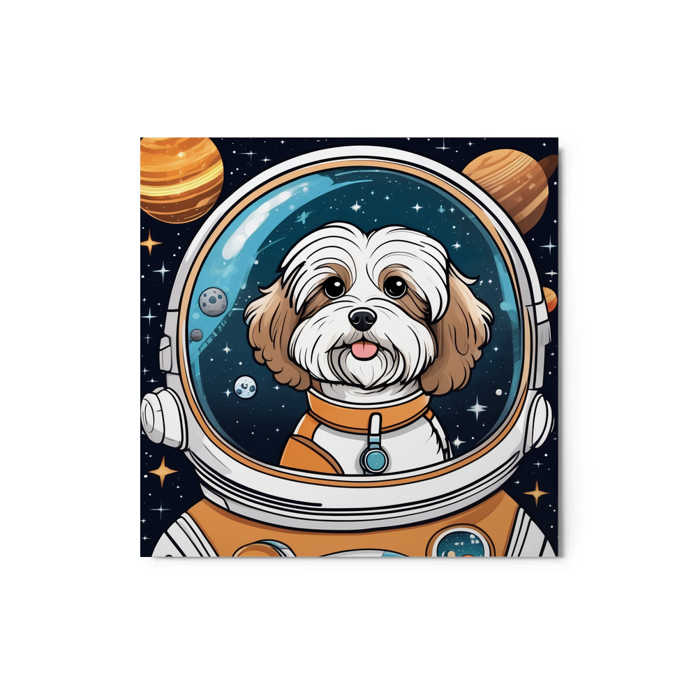 PugMug Custom Tan Havanese Dog Metal Print