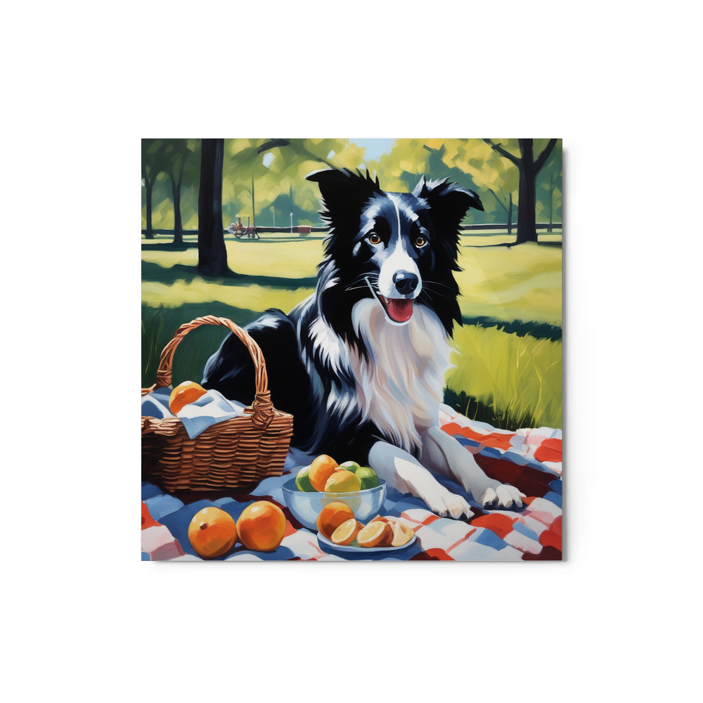 PugMug Custom Border Collie Metal Print