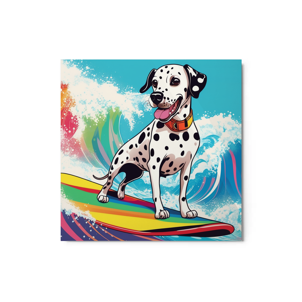PugMug Custom Dalmatian Metal Print