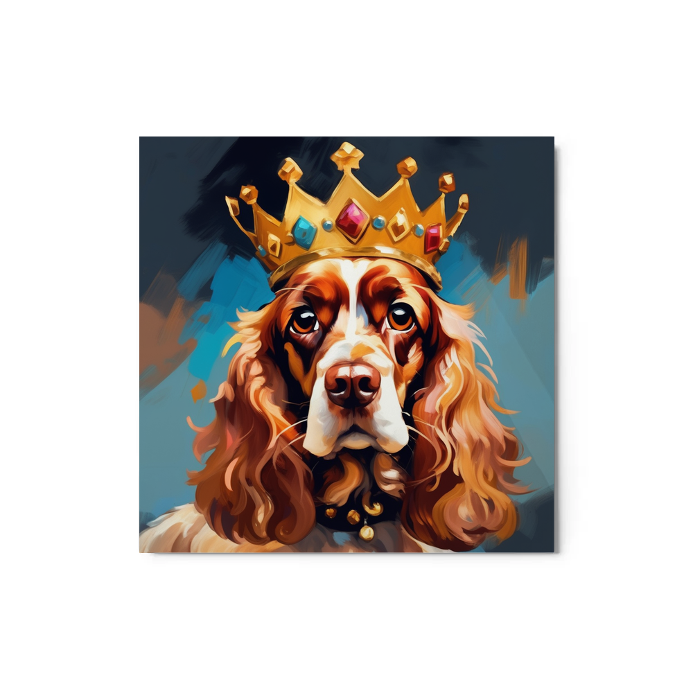 PugMug Custom Cocker Spaniel Metal Print