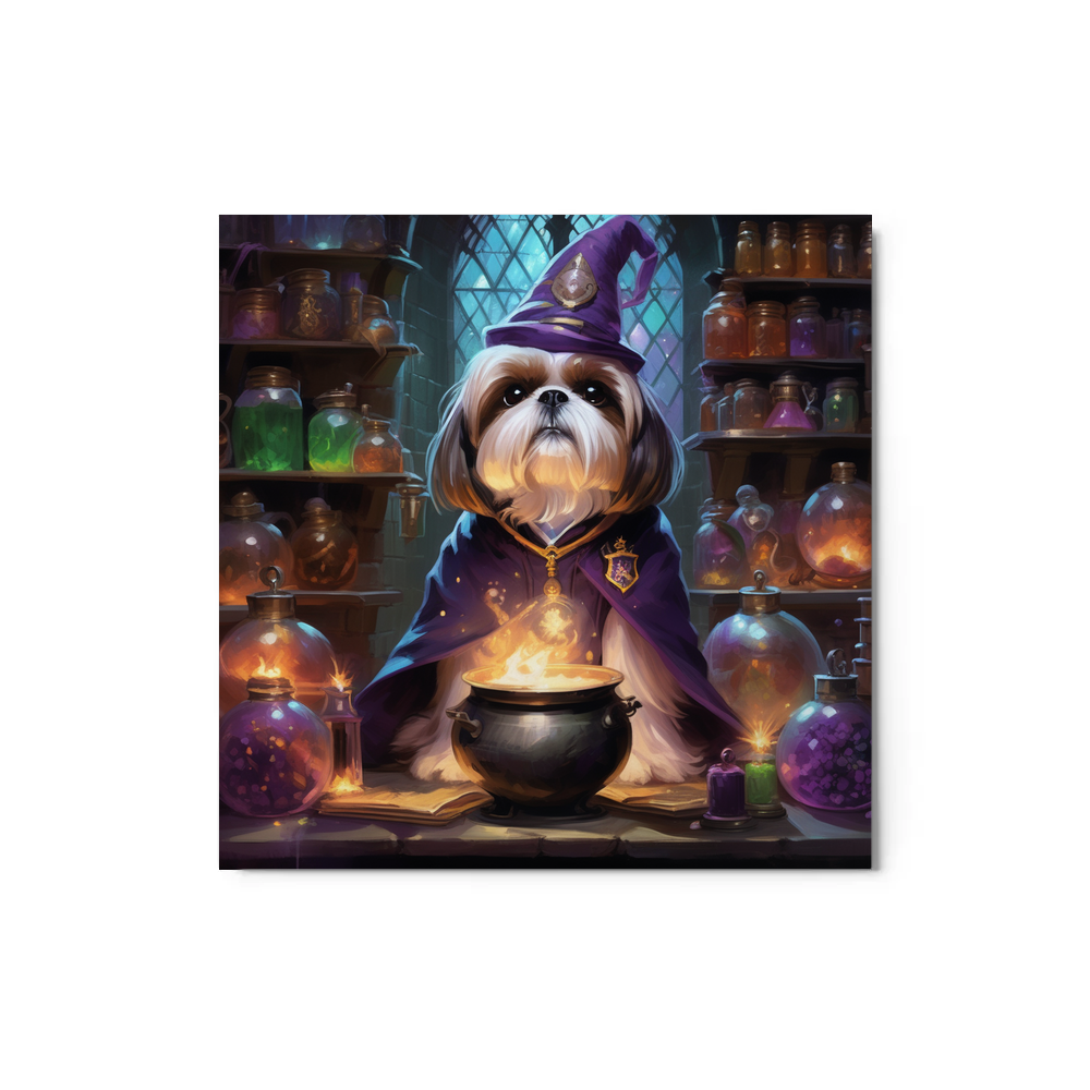 PugMug Custom Shih Tzu Metal Print