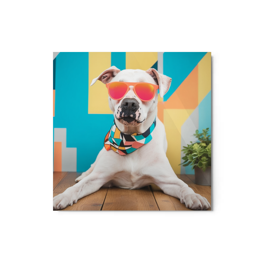 PugMug Custom Melody Metal Print