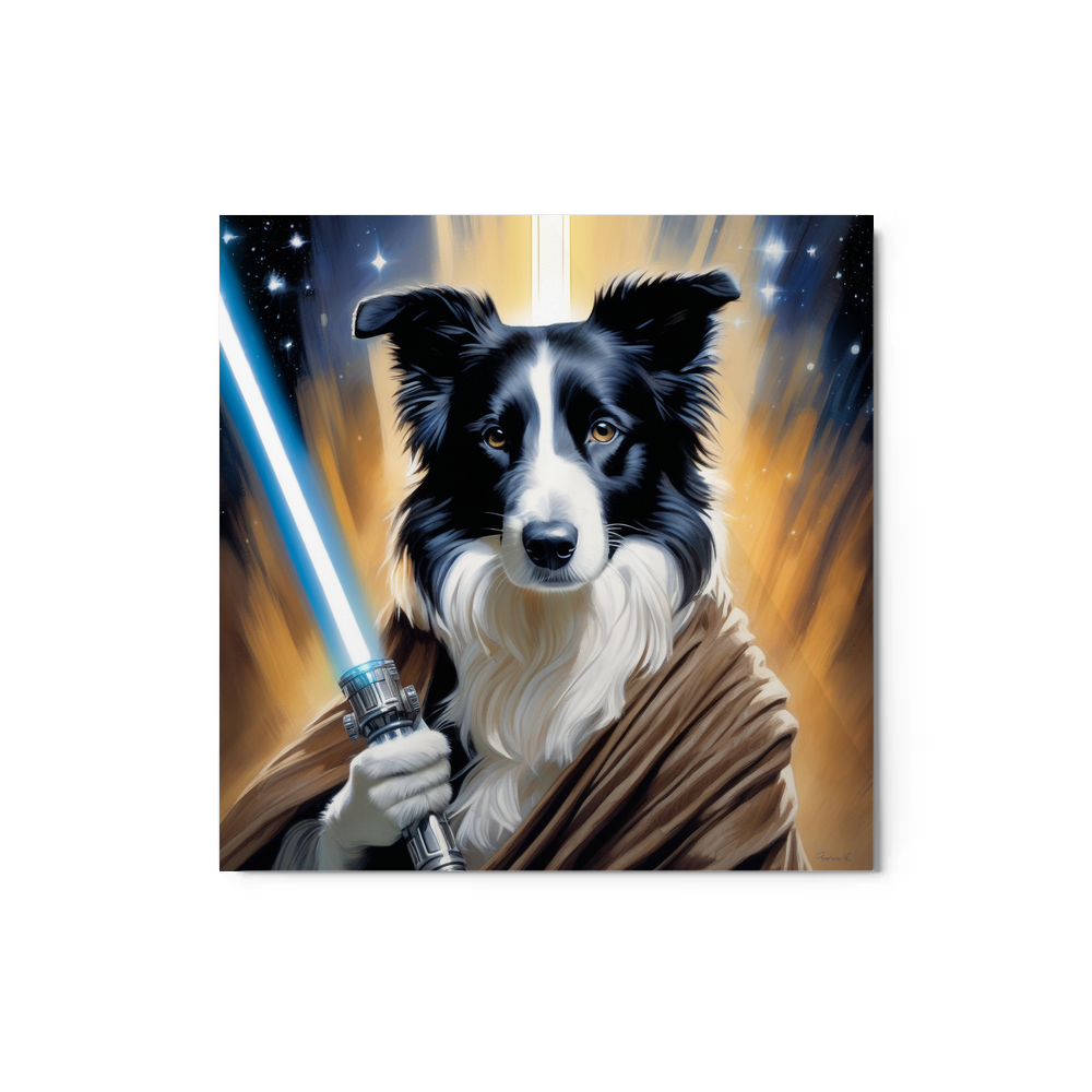 PugMug Custom Border Collie Metal Print