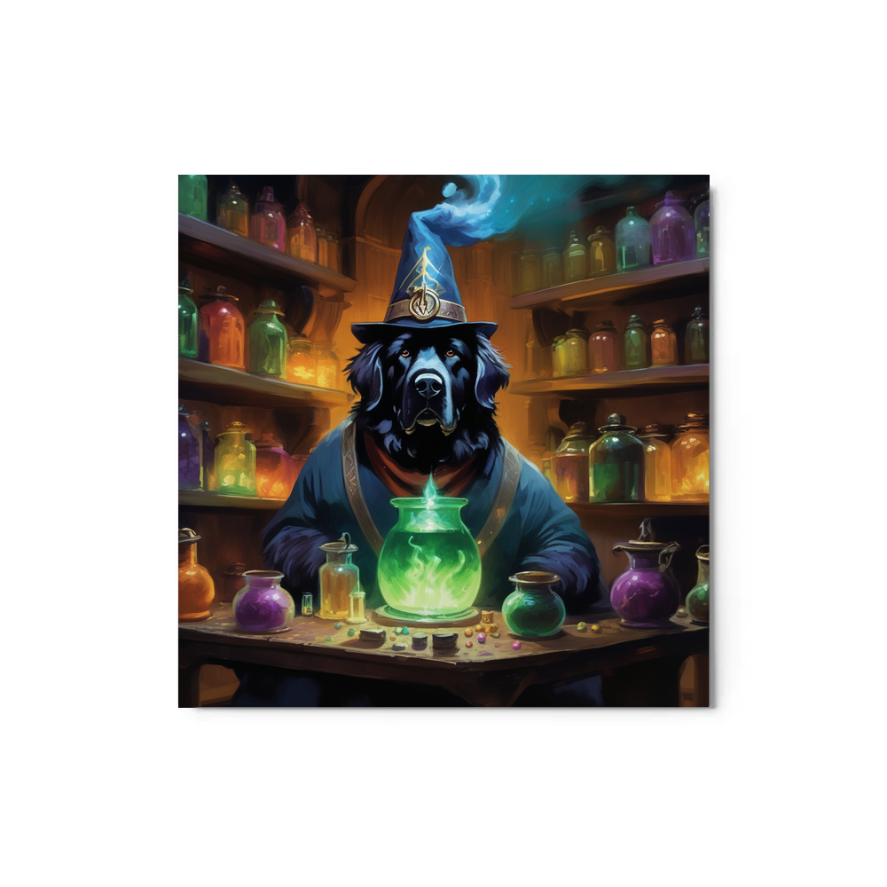 PugMug Custom Newfoundland Metal Print