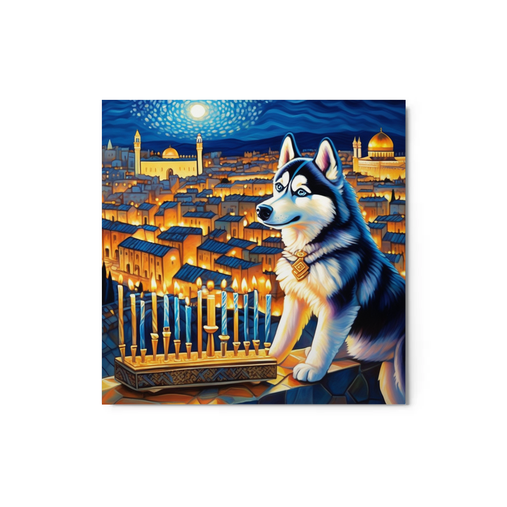 PugMug Custom Siberian Husky Metal Print