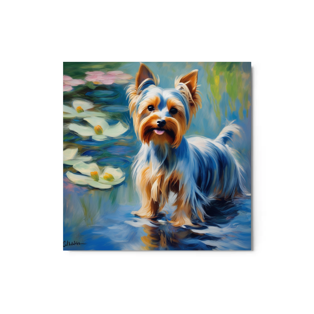 PugMug Custom Yorkshire Terrier Metal Print