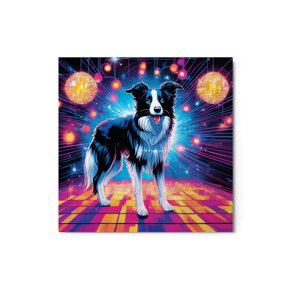PugMug Custom Border Collie Metal Print
