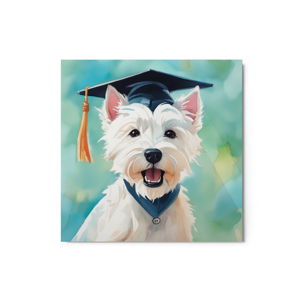 PugMug Custom West Highland White Terrier Metal Print