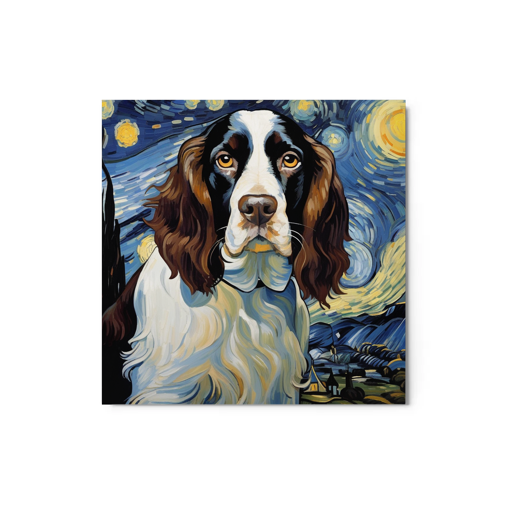 PugMug Custom English Springer Spaniel Metal Print