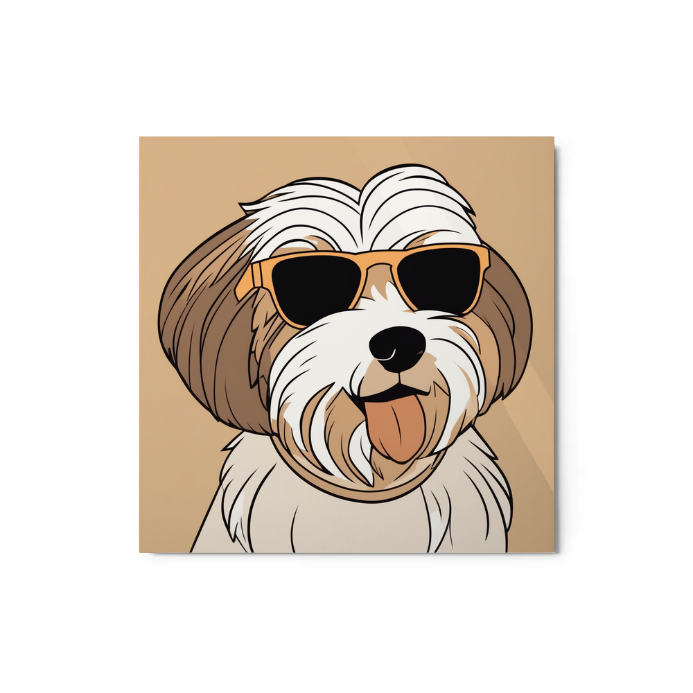 PugMug Custom Tan Havanese Dog Metal Print