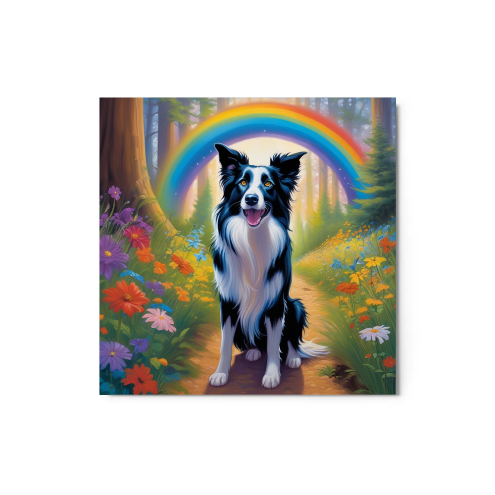 PugMug Custom Border Collie Metal Print