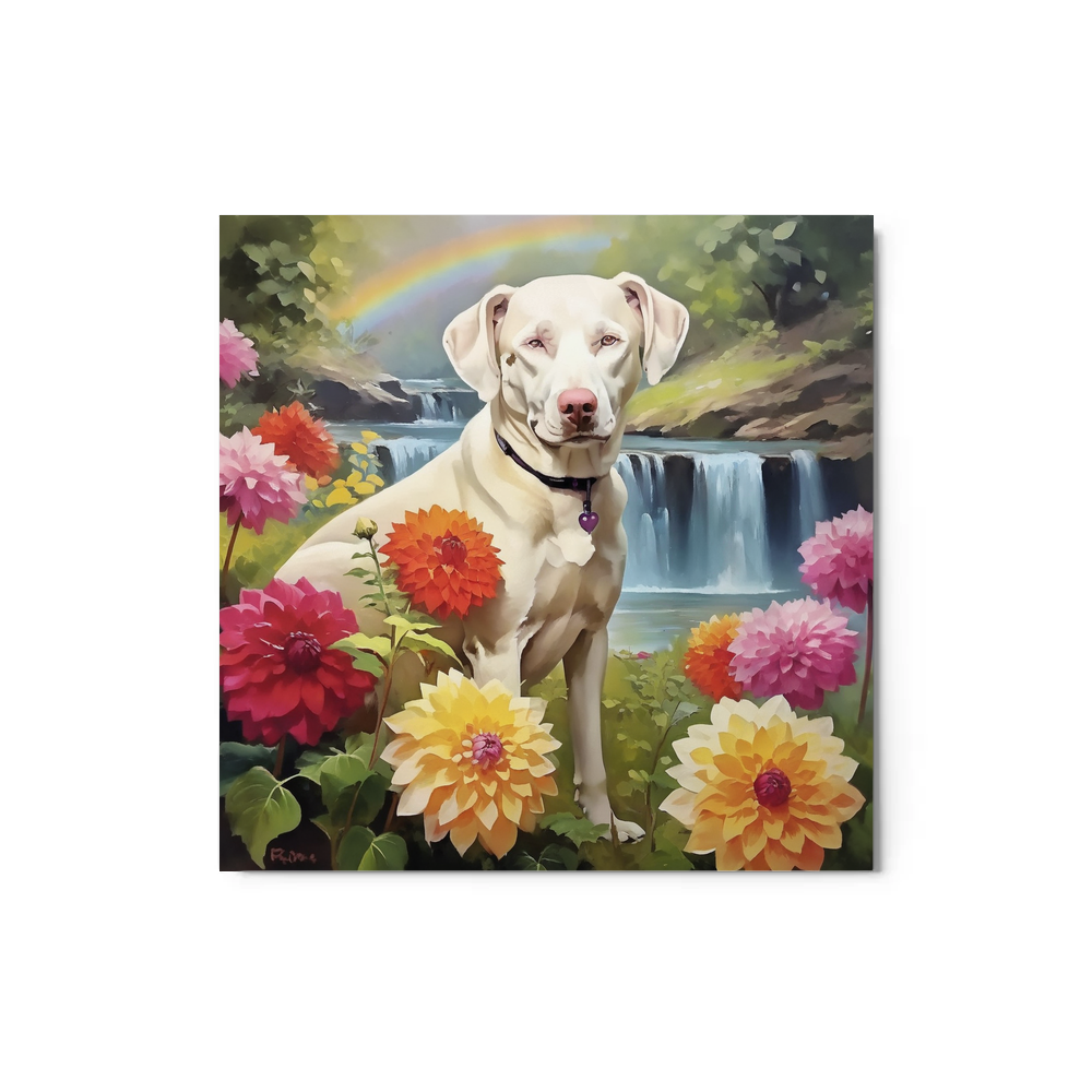 PugMug Custom Penny Metal Print