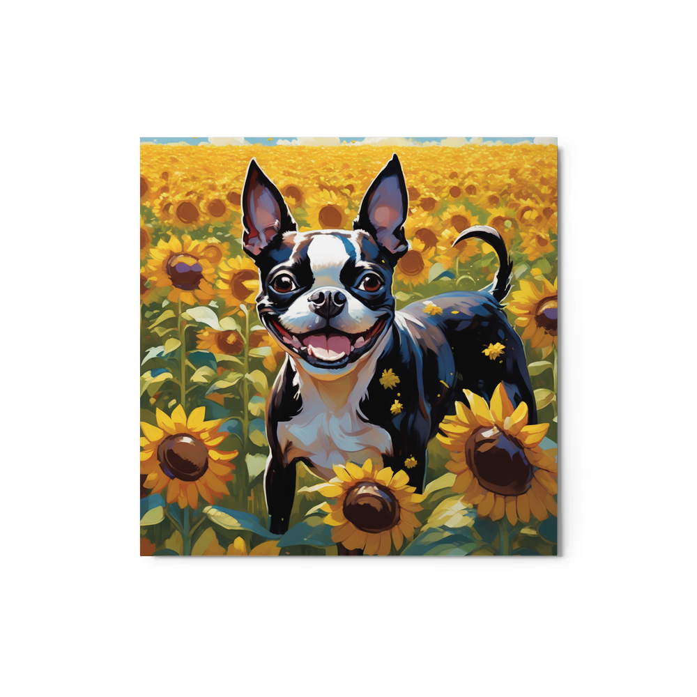 PugMug Custom Pet Metal Print