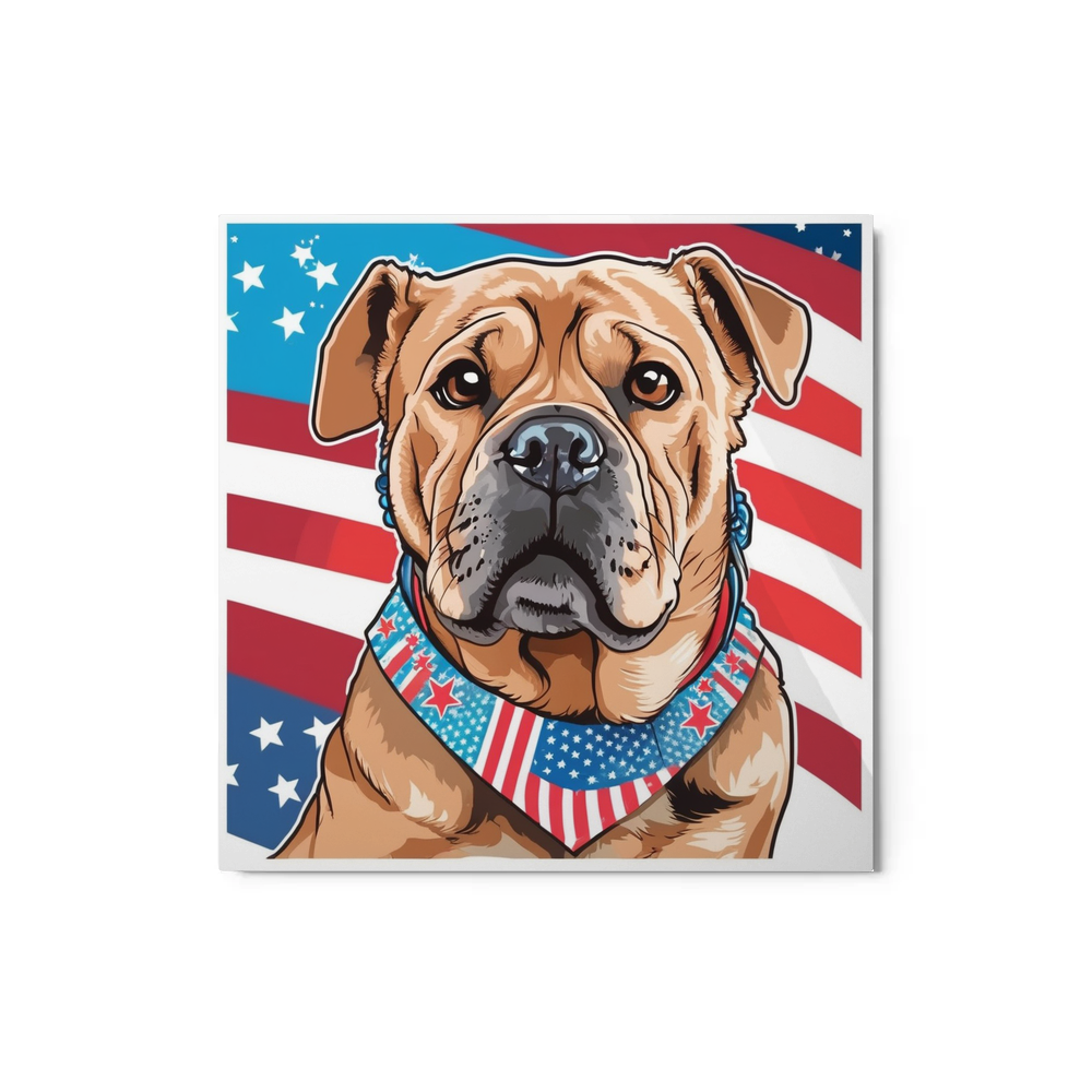 PugMug Custom Halina Metal Print