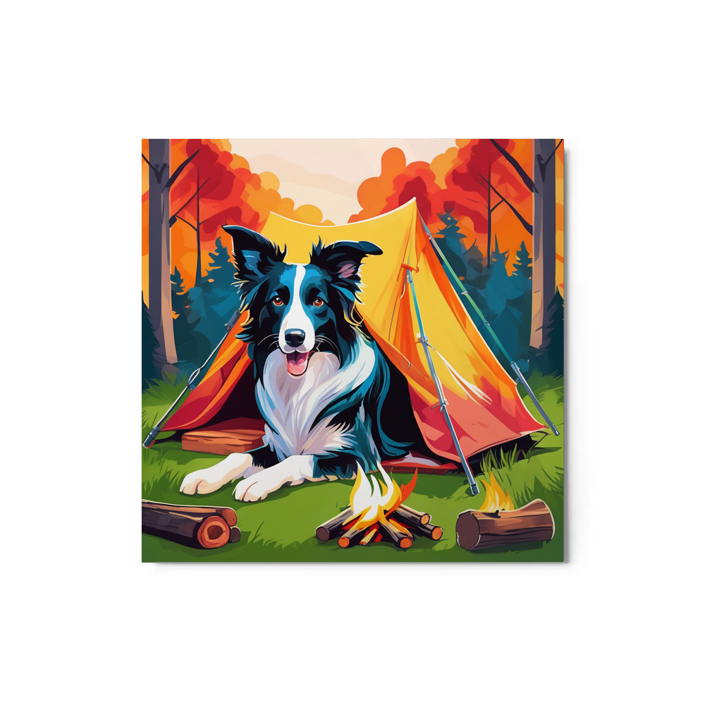 PugMug Custom Border Collie Metal Print