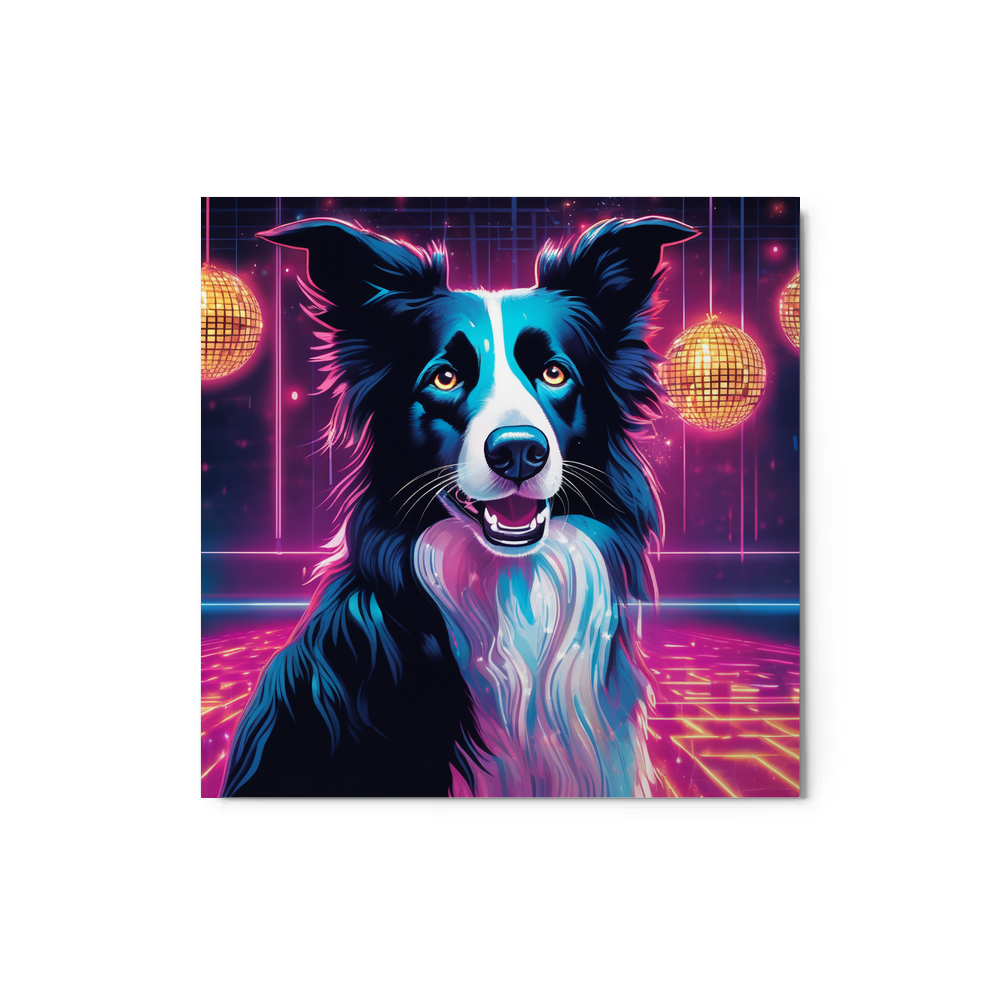 PugMug Custom Border Collie Metal Print