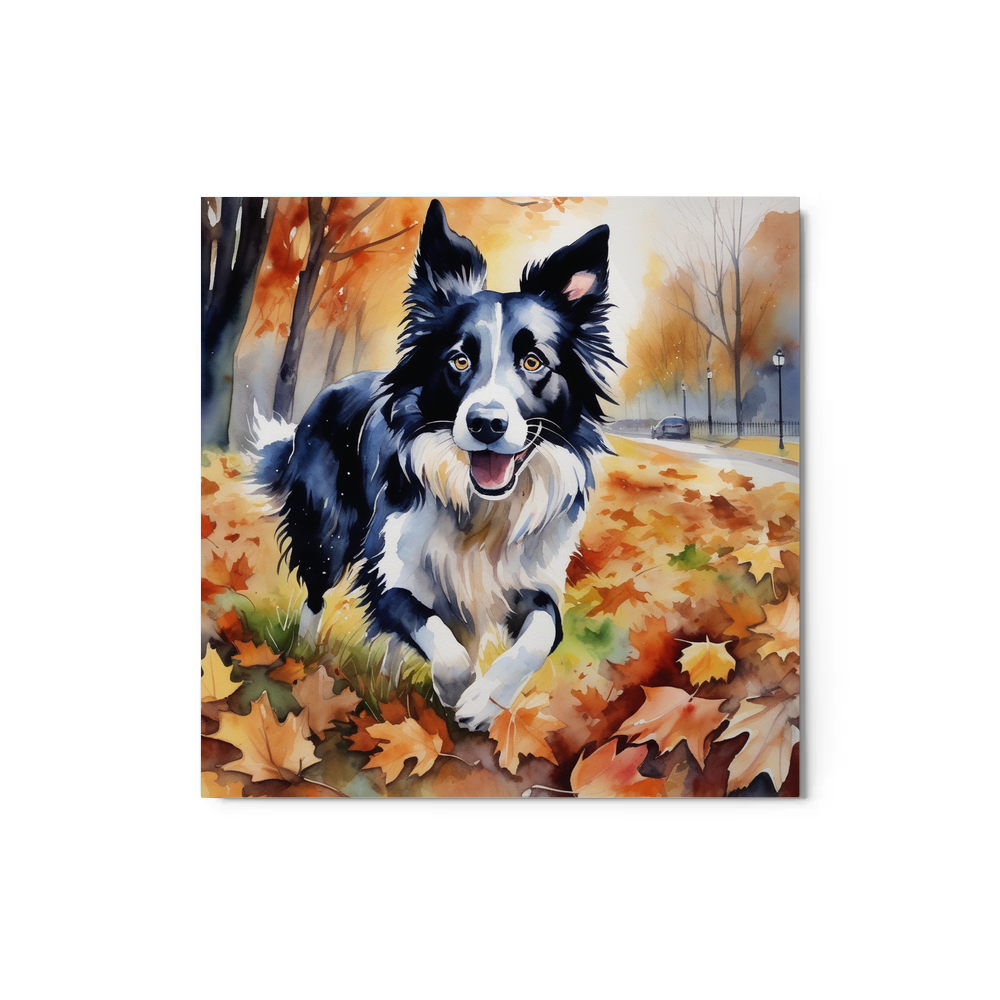 PugMug Custom Border Collie Metal Print