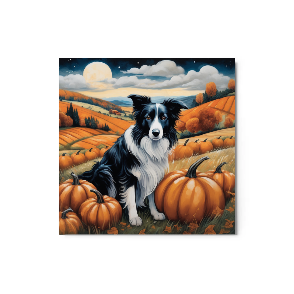 PugMug Custom Border Collie Metal Print