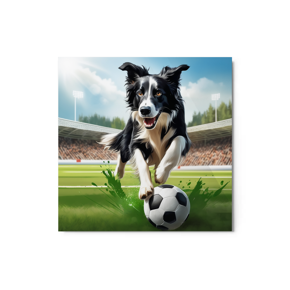 PugMug Custom Border Collie Metal Print