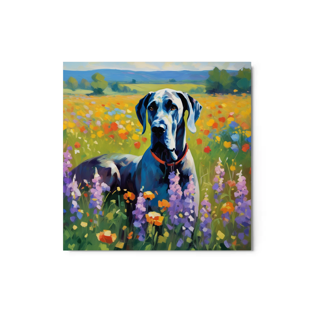 PugMug Custom Great Dane Metal Print