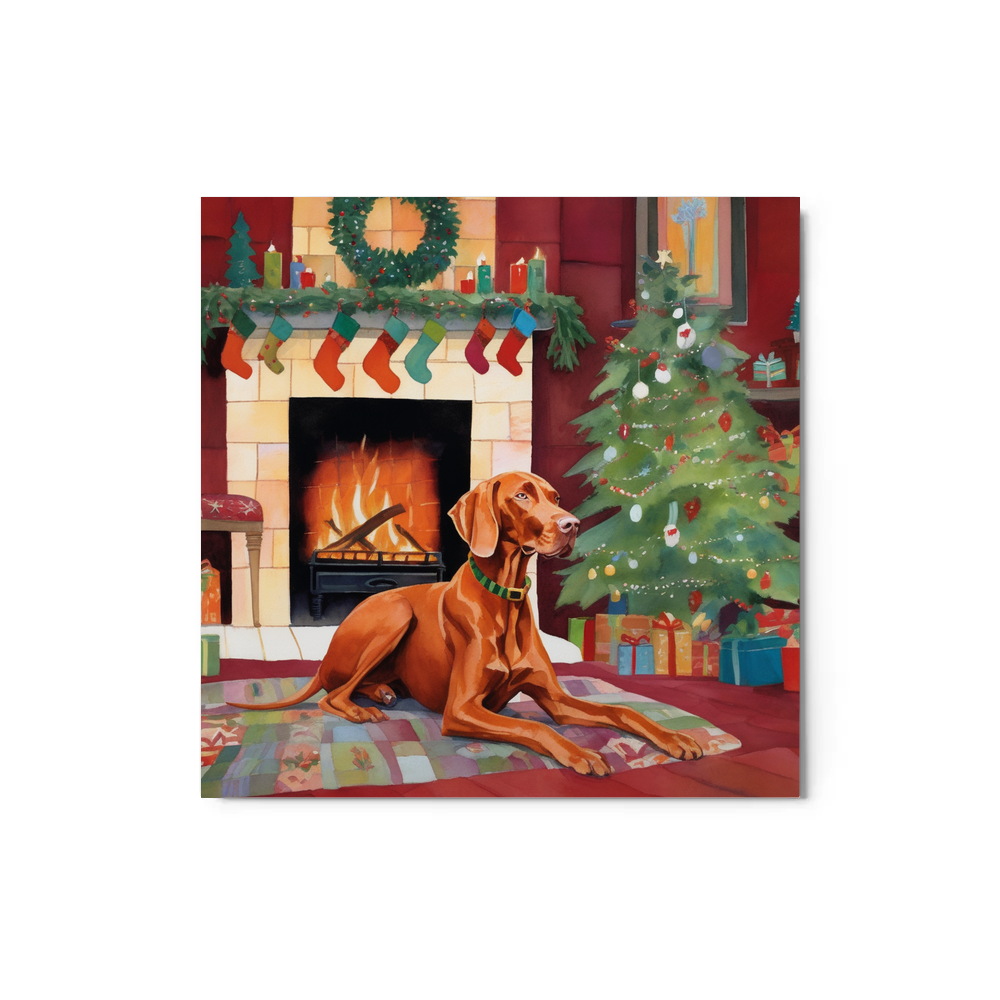 PugMug Custom Vizsla Metal Print