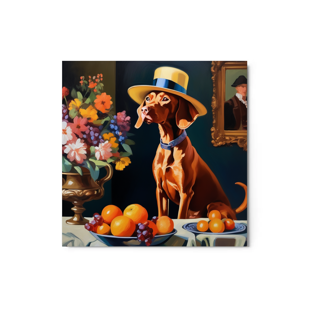 PugMug Custom Vizsla Metal Print