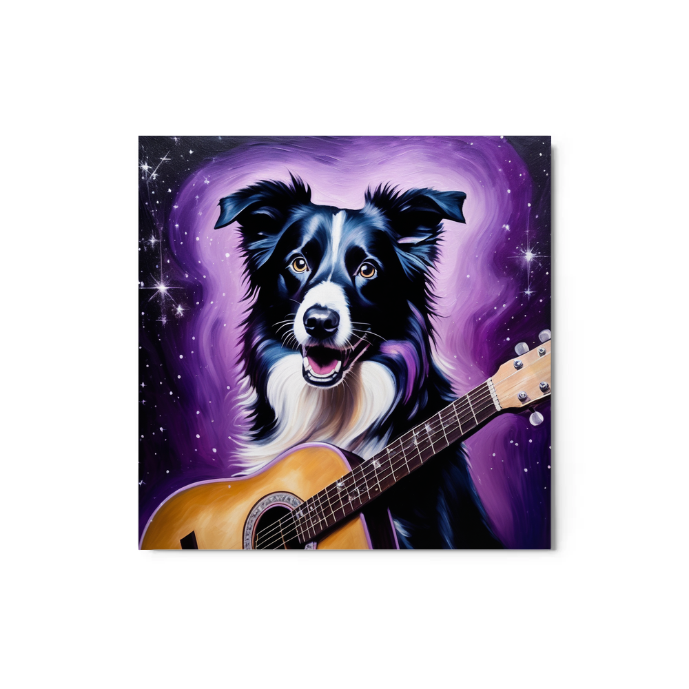 PugMug Custom Border Collie Metal Print