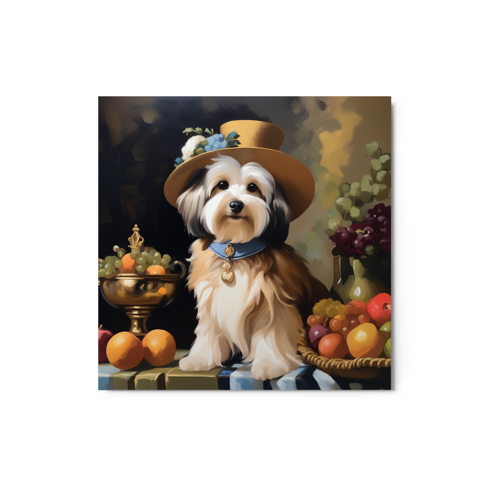 PugMug Custom Tan Havanese Dog Metal Print