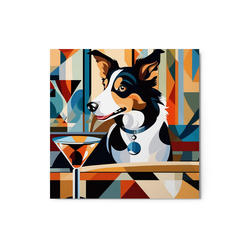 PugMug Custom Border Collie Metal Print