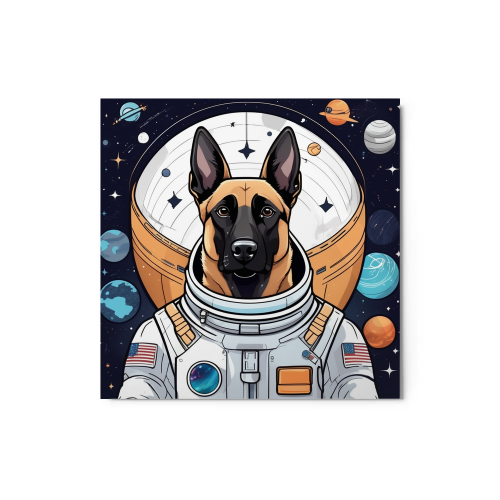 PugMug Custom Belgian Malinois Metal Print