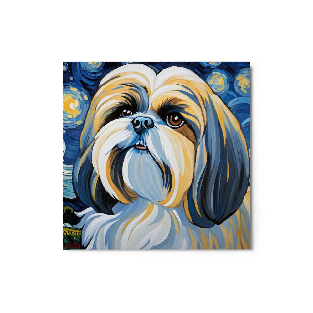 PugMug Custom Shih Tzu Metal Print