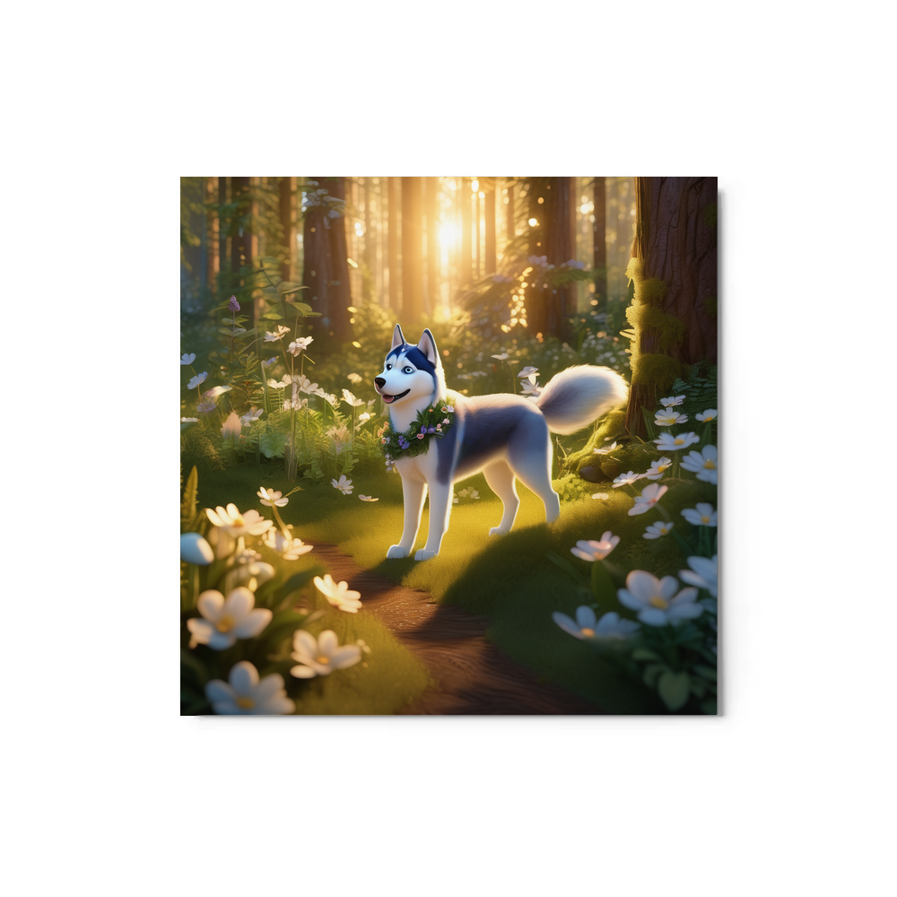 PugMug Custom Siberian Husky Metal Print