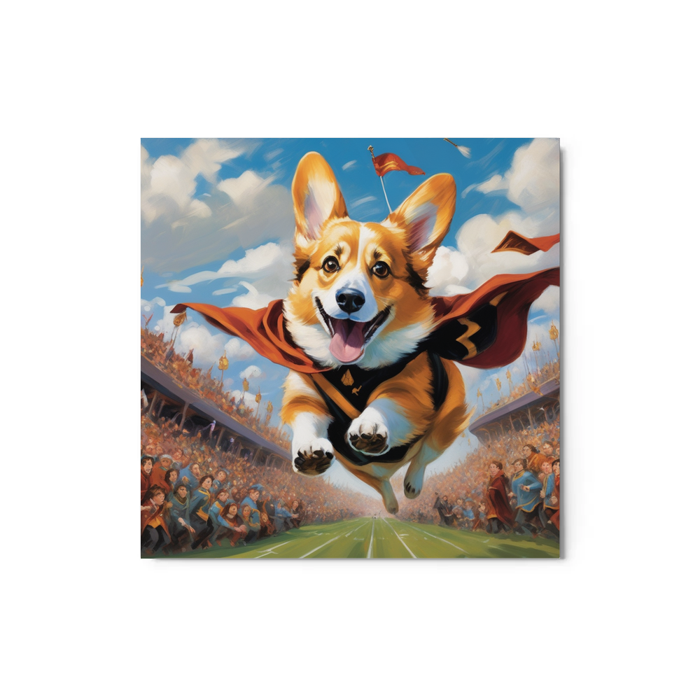 PugMug Custom Pet Metal Print