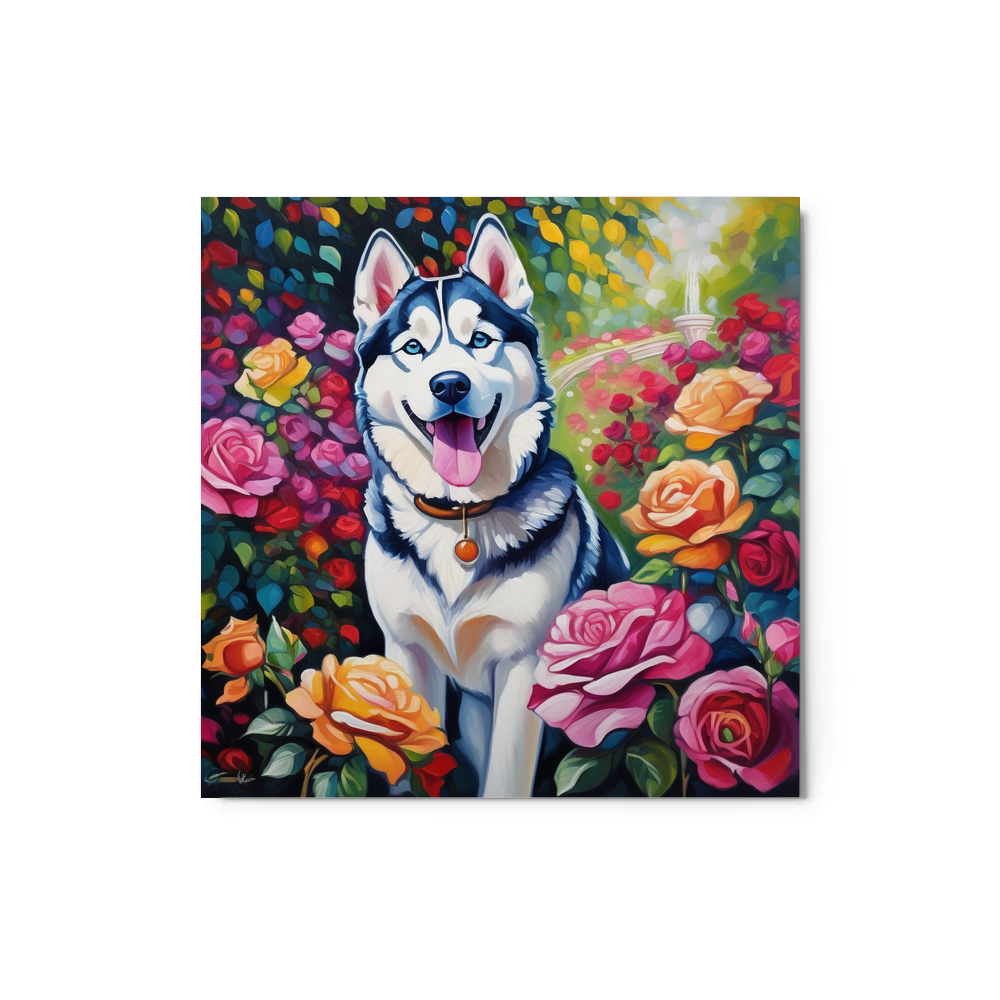 PugMug Custom Siberian Husky Metal Print