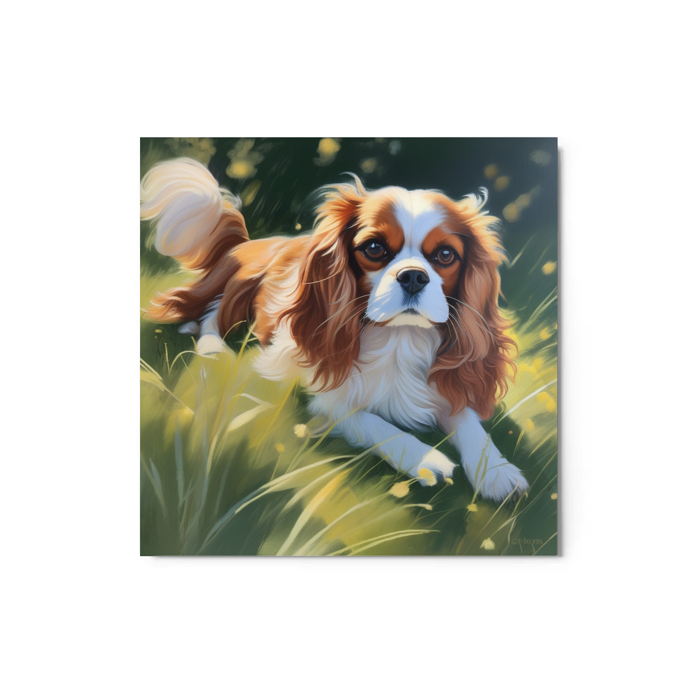 PugMug Custom Cavalier King Charles Spaniel Metal Print