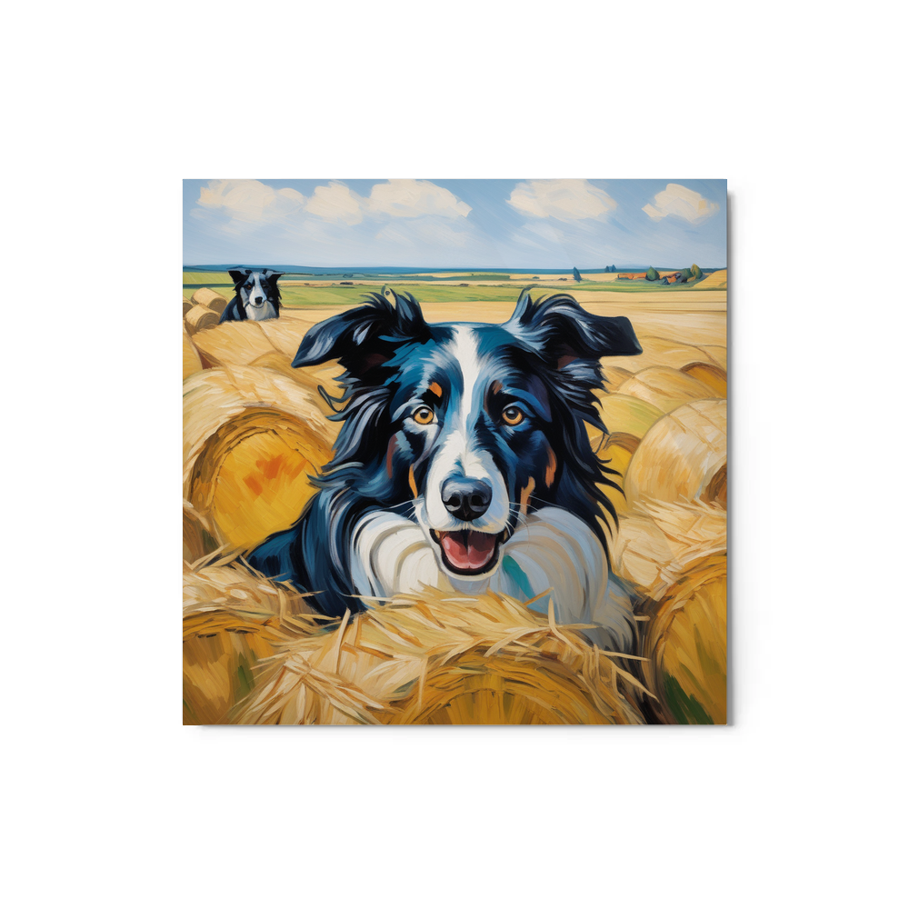PugMug Custom Border Collie Metal Print