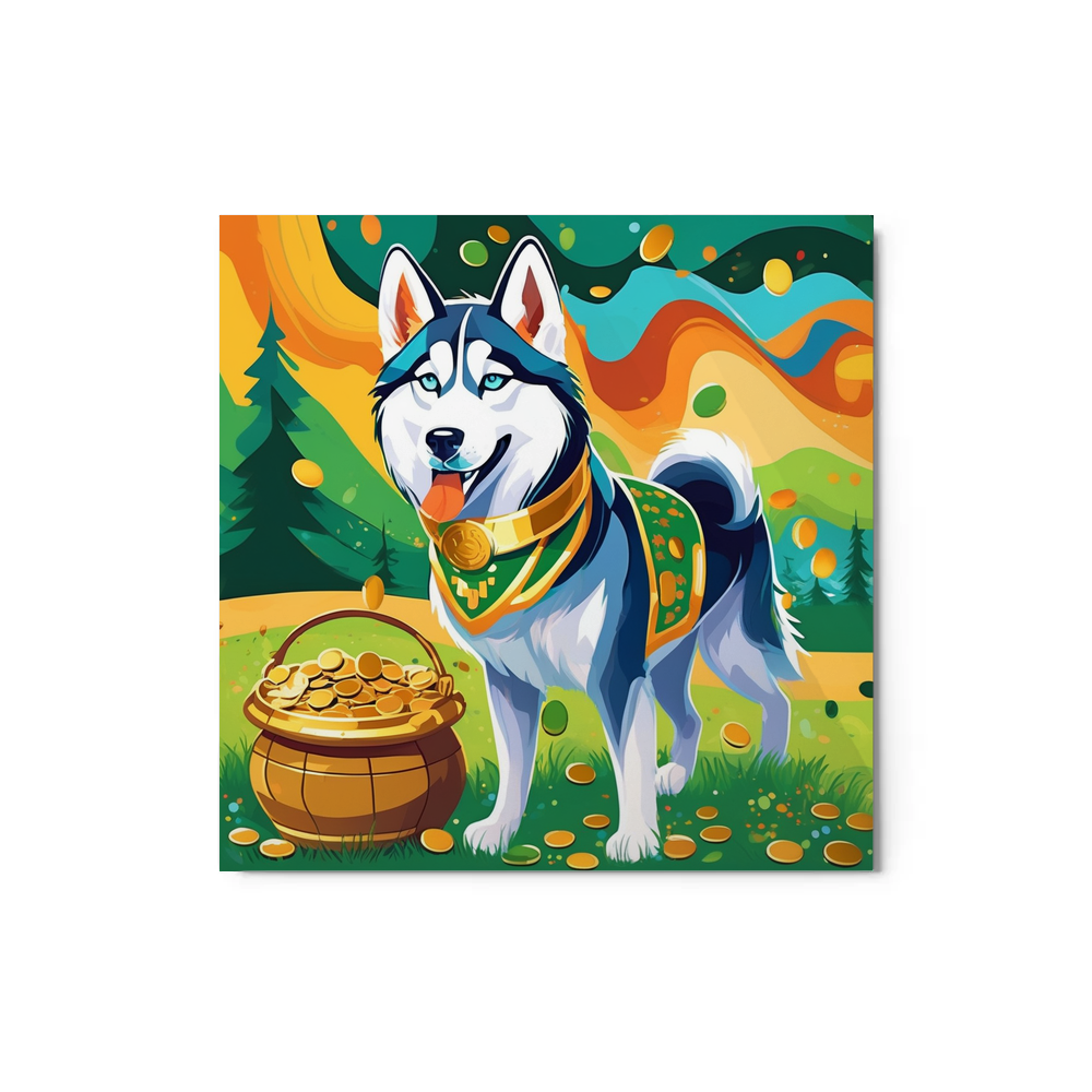 PugMug Custom Siberian Husky Metal Print