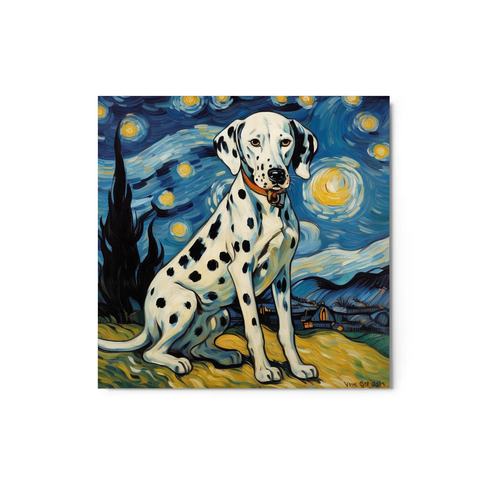 PugMug Custom Dalmatian Metal Print