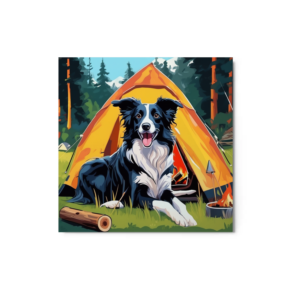 PugMug Custom Border Collie Metal Print