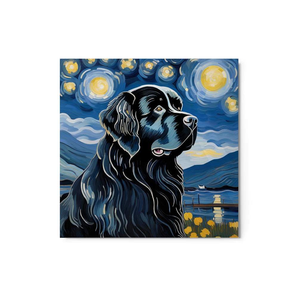 PugMug Custom Newfoundland Metal Print