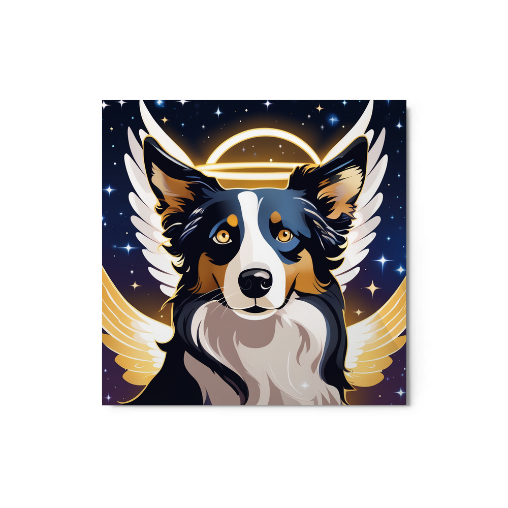 PugMug Custom Border Collie Metal Print