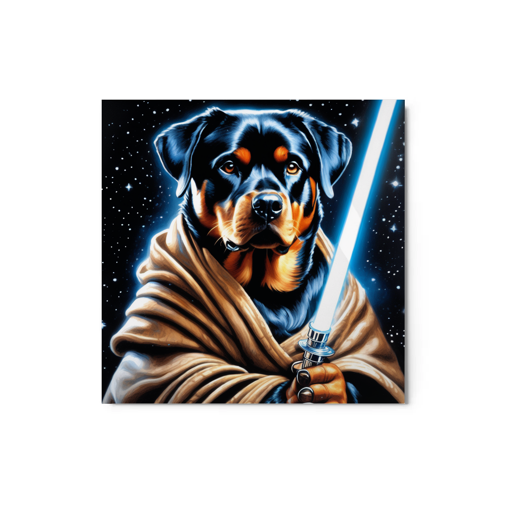 PugMug Custom Rottweiler Metal Print