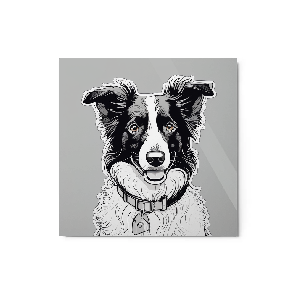 PugMug Custom Border Collie Metal Print