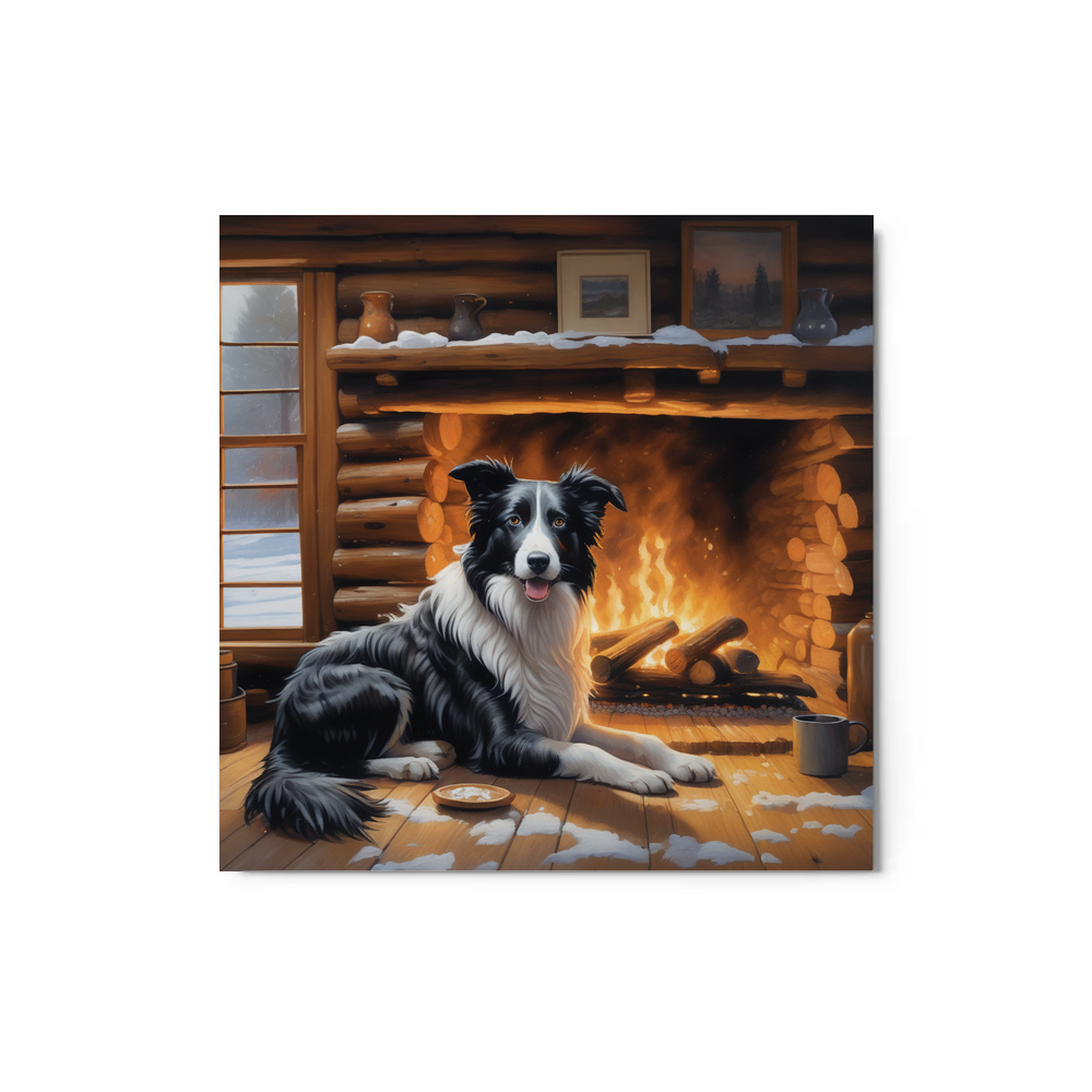 PugMug Custom Border Collie Metal Print