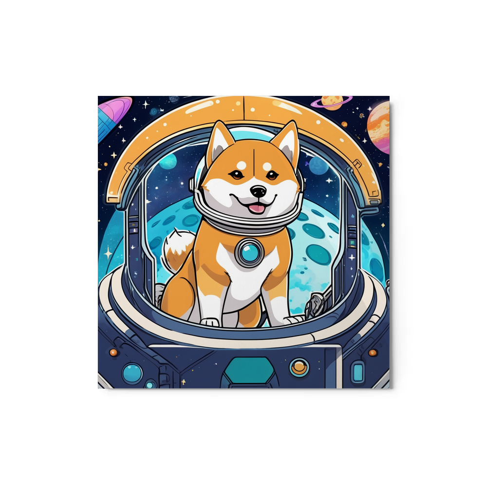 PugMug Custom Shiba Inu Metal Print