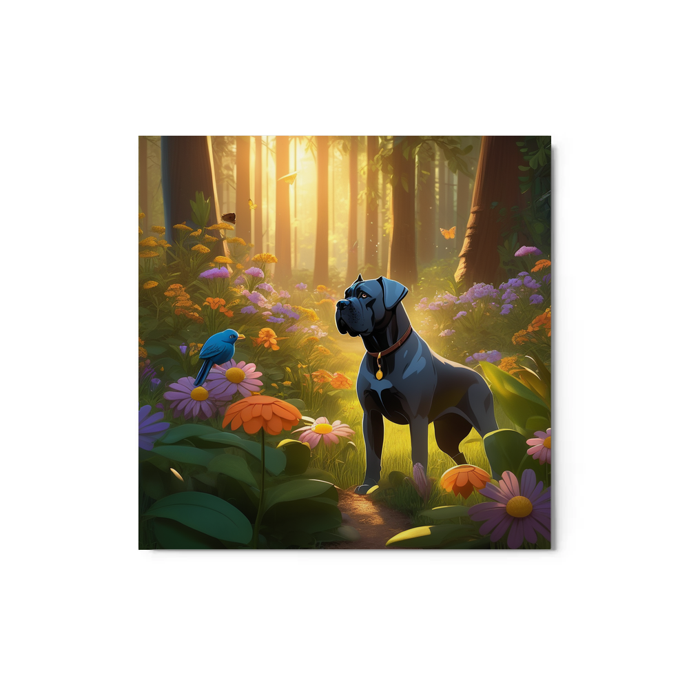 PugMug Custom Cane Corso Metal Print