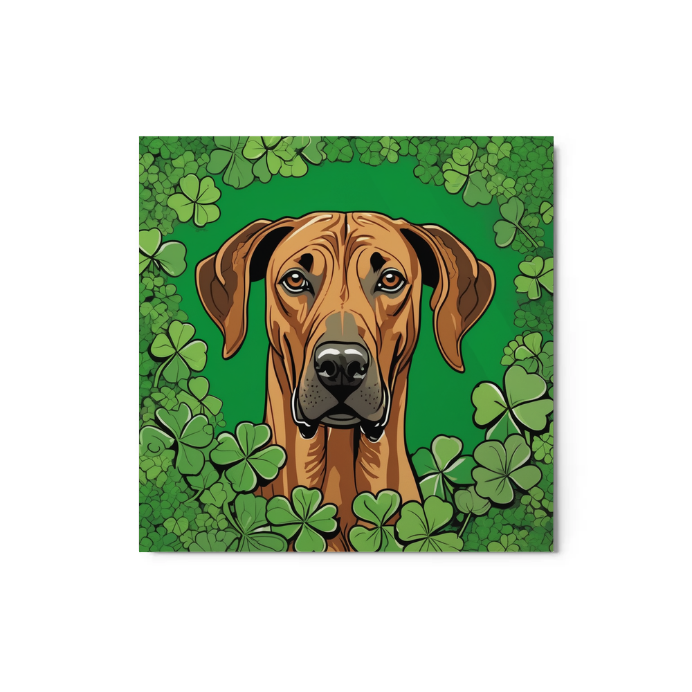 PugMug Custom Rhodesian Ridgeback Metal Print