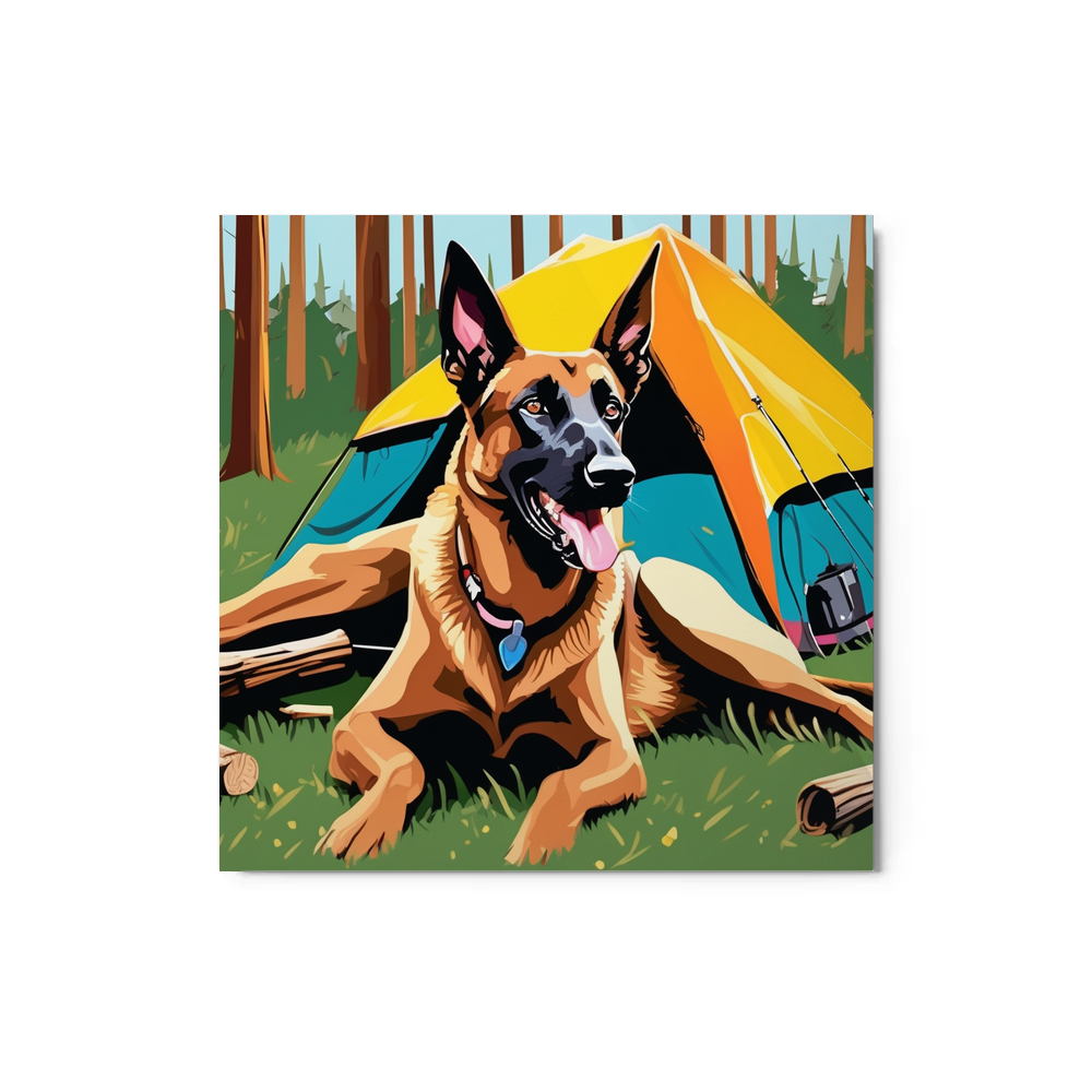 PugMug Custom Belgian Malinois Metal Print